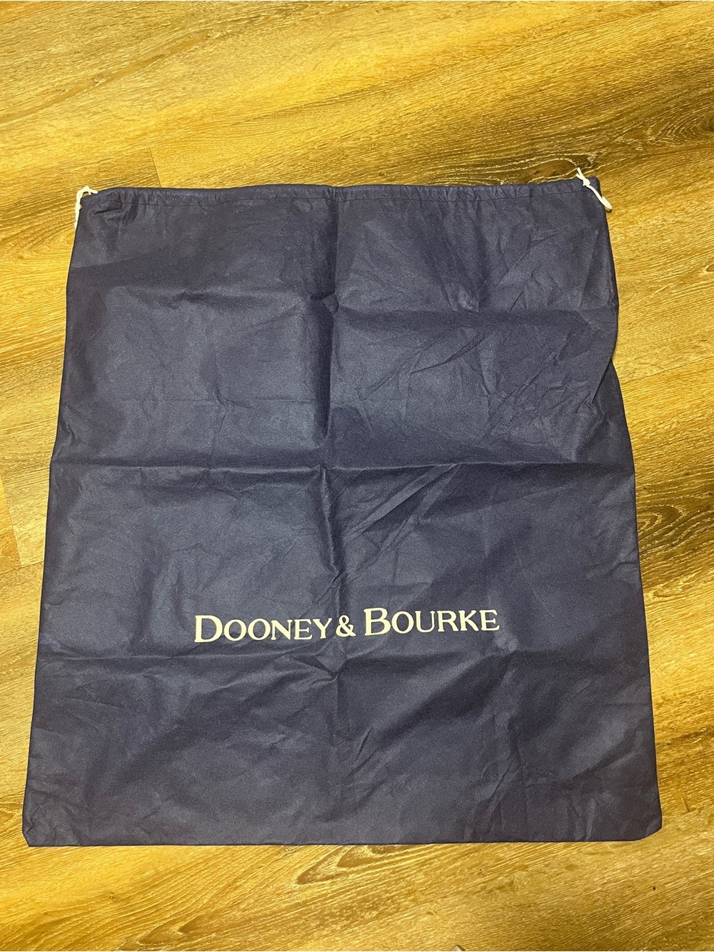 Dooney & Bourke Navy and white Drawstring Dust Bag
